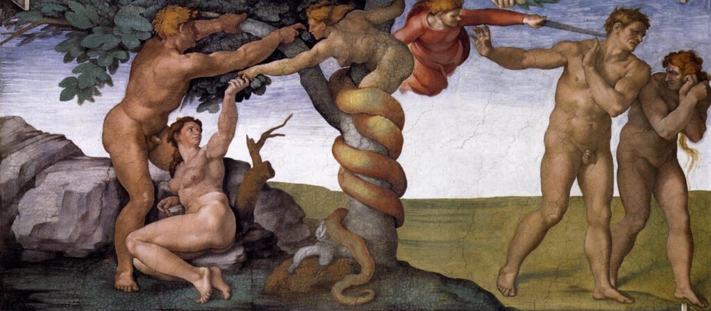 Michelangelo-Peccato-originale-e-Cacciata